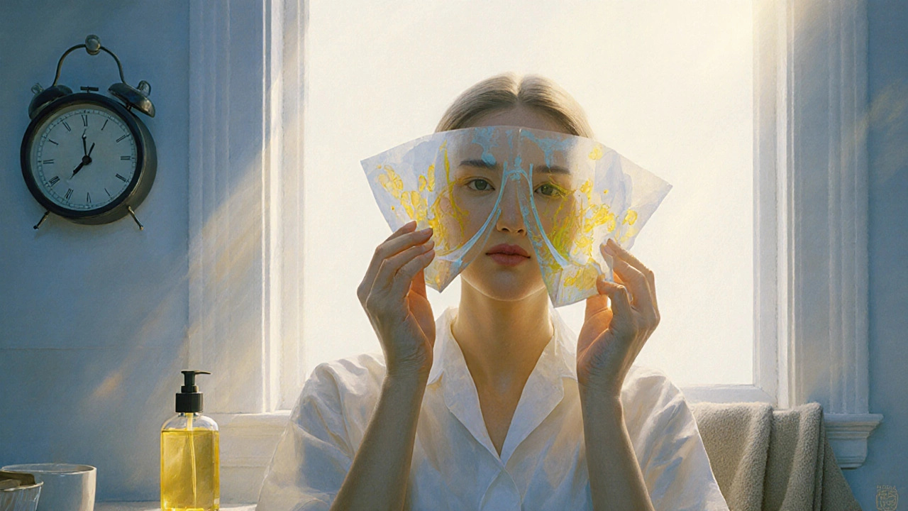 Test casalingo della carta assorbente per capire se la pelle del viso è grassa